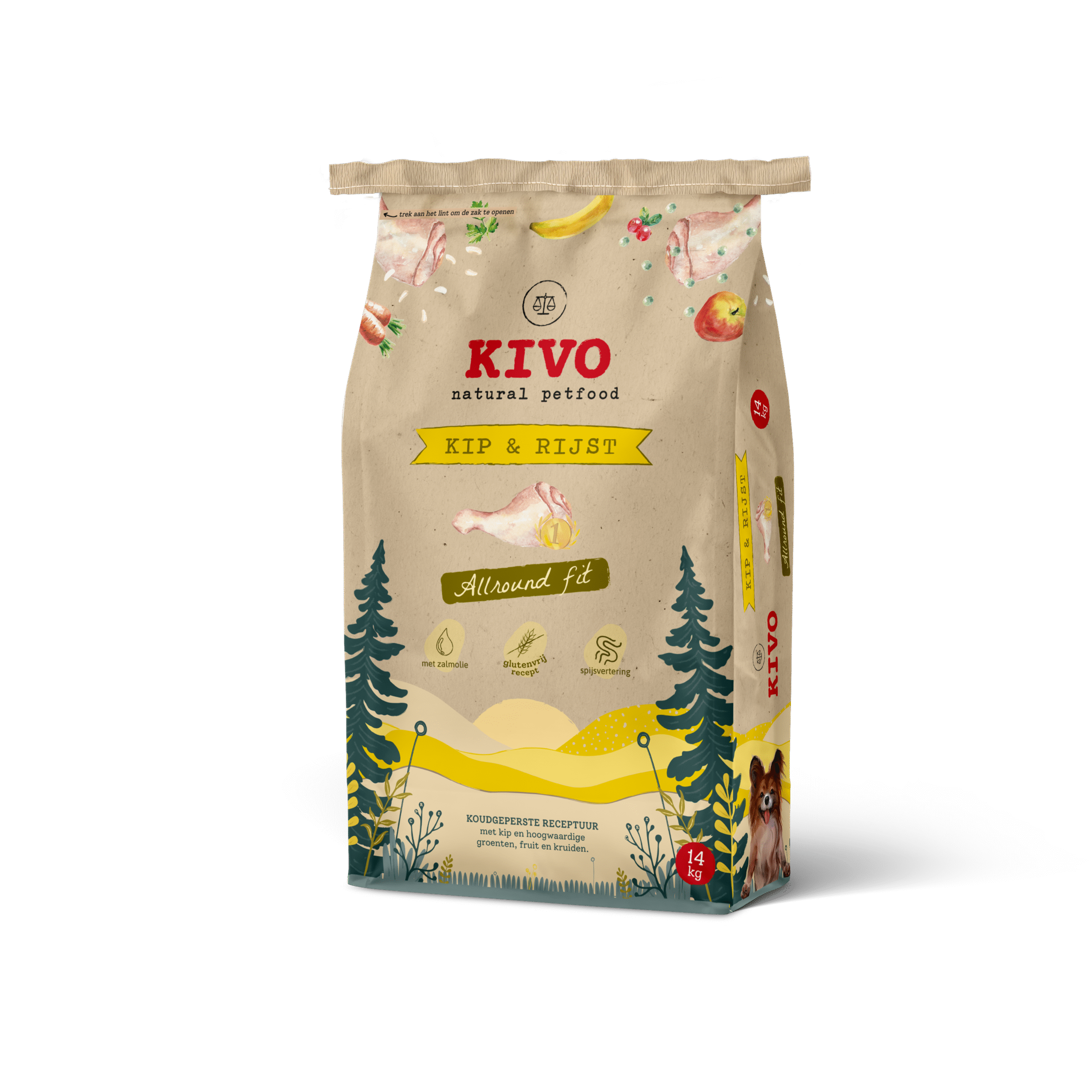 Kivo Kip & Rijst brok Allround fit
