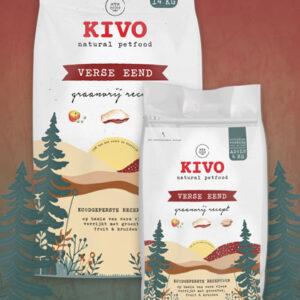 Kivo geperste brok verse Eend 14 en 4 kg