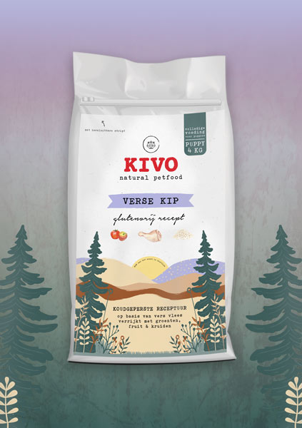 Kivo geperste brok Verse Kip 4kg