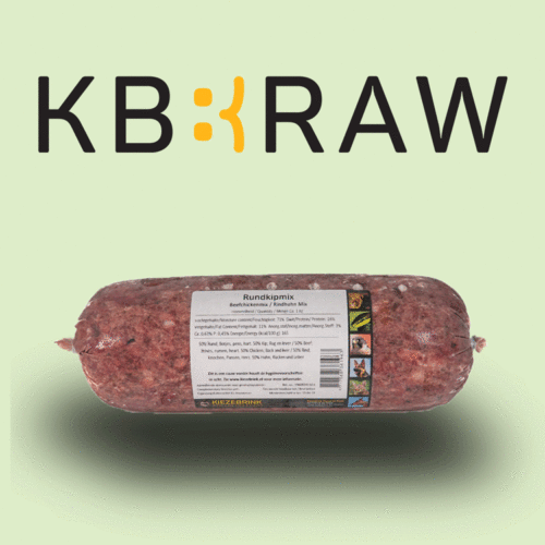 KB Rund/kip mix in kilo. Vers vlees voor jouw hond