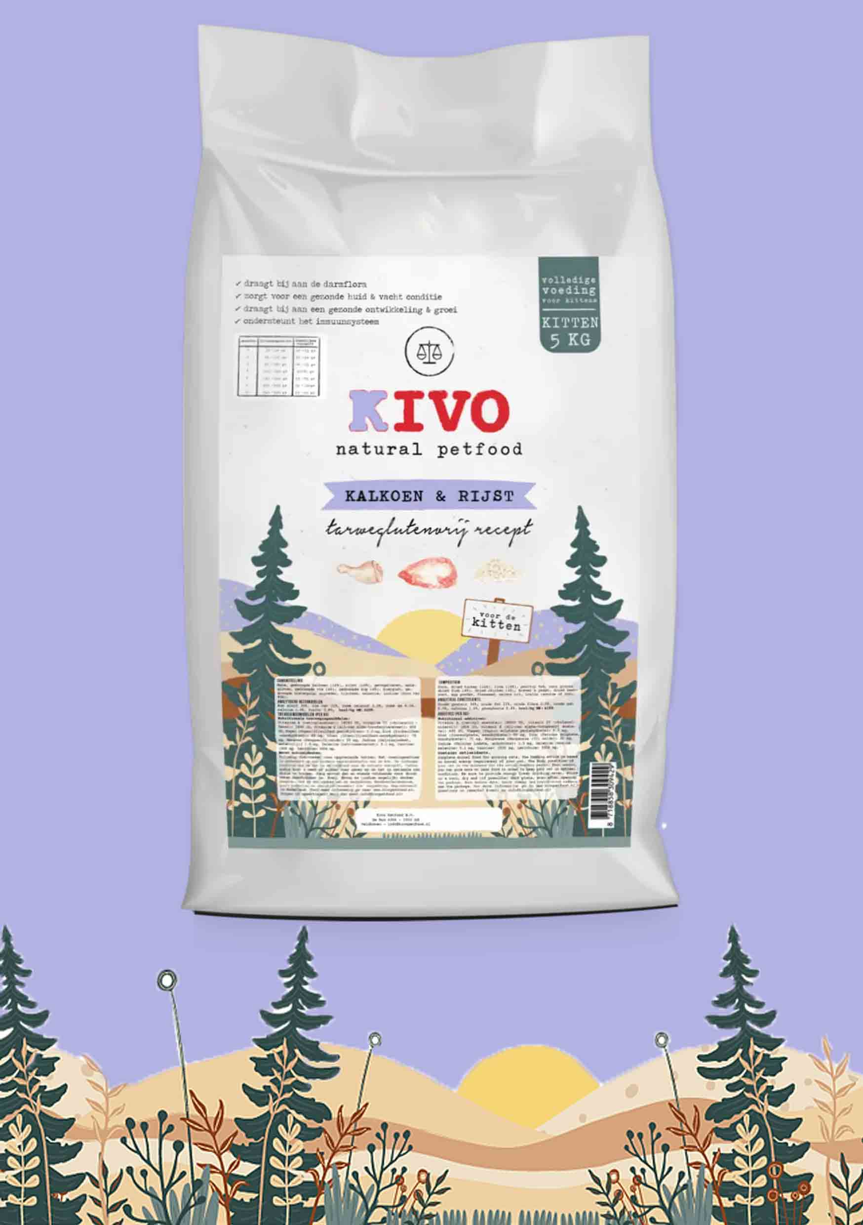 Kivo-kat-kitten-Kalkoen&Rijst